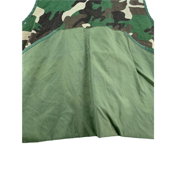 GAME WINNER SPORTSWEAR Vest Mens Fishing/Hunting Green Camouflage Width 23.5 in - Picture 9 of 10